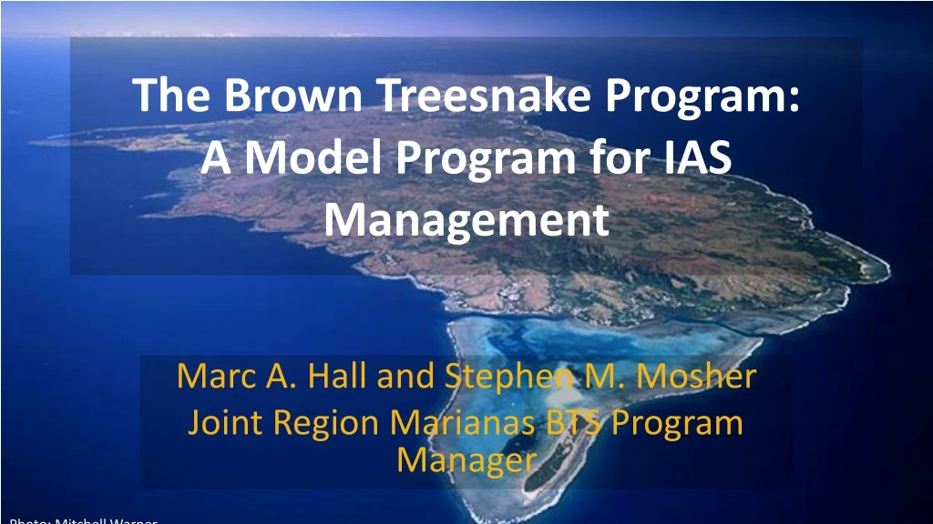 the brown treesnake program a model program for ias management