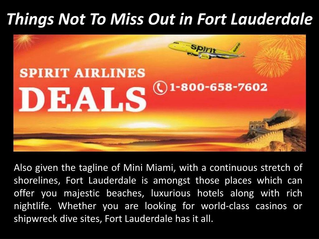 things not to miss out in fort lauderdale