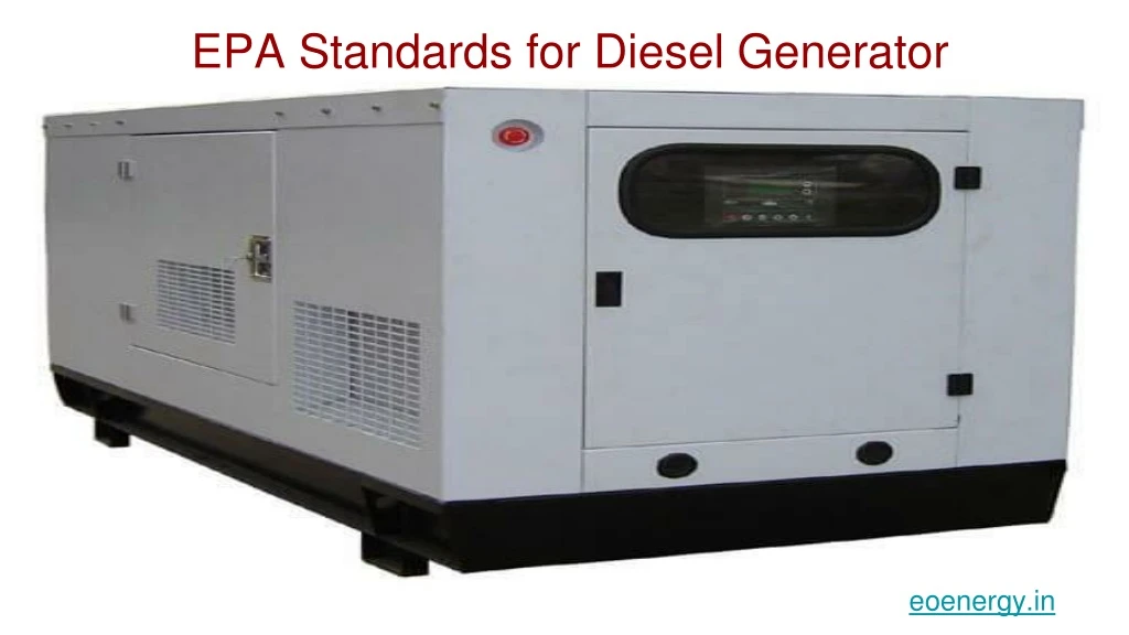 epa standards for diesel generator