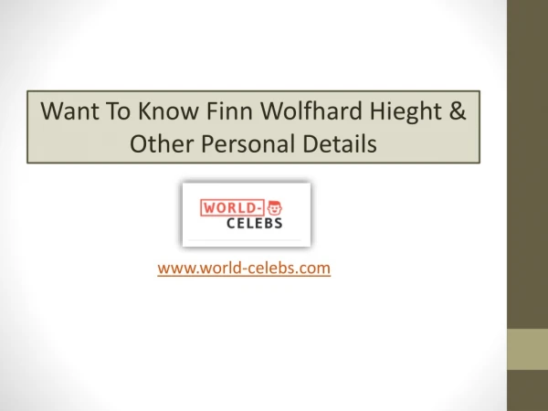 Want To Know Finn Wolfhard Hieght & Other Personal Details