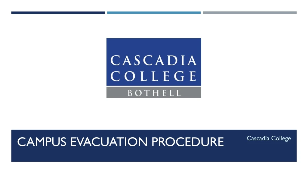 campus evacuation procedure