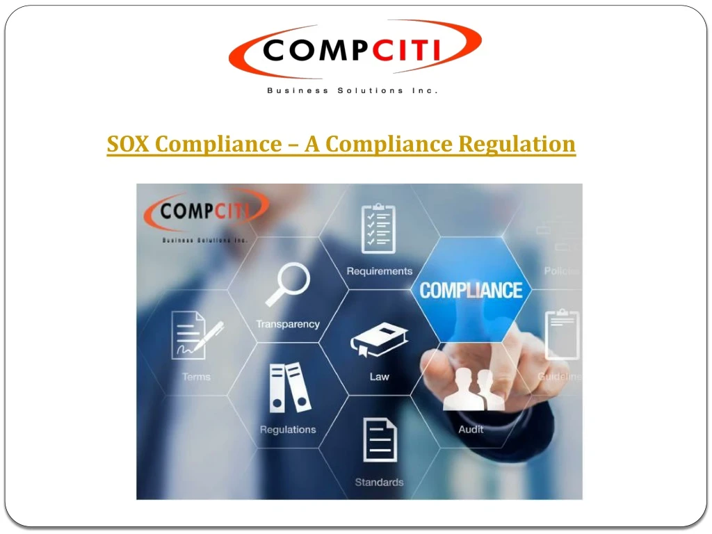 sox compliance a compliance regulation