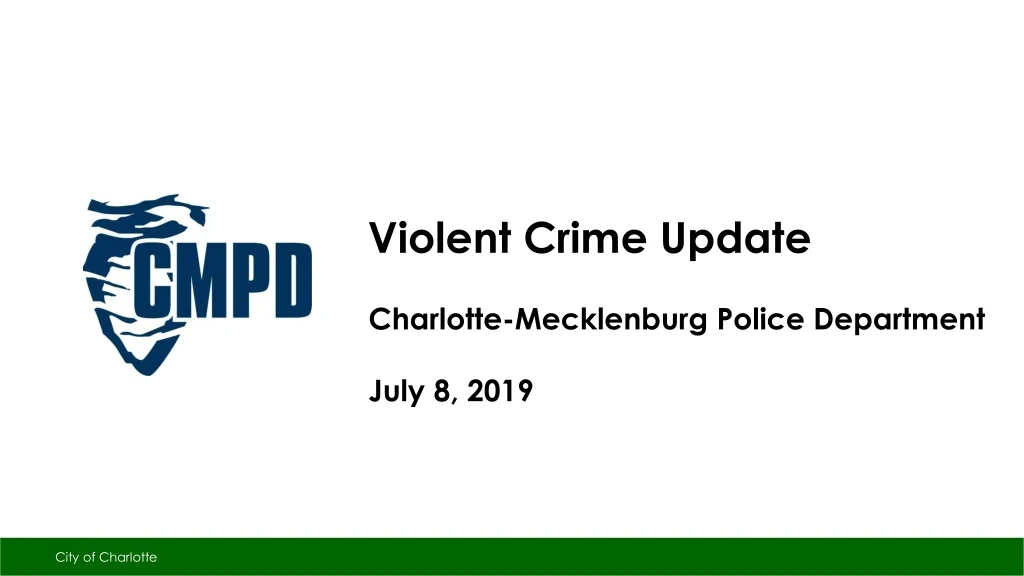violent crime update