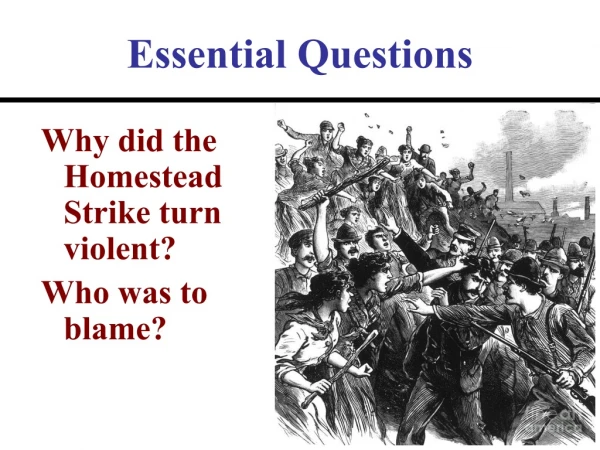 Essential Questions