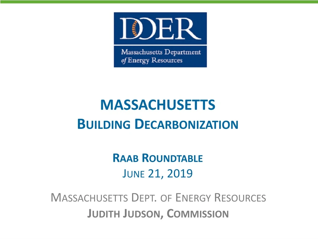 massachusetts building decarbonization raab roundtable june 21 2019