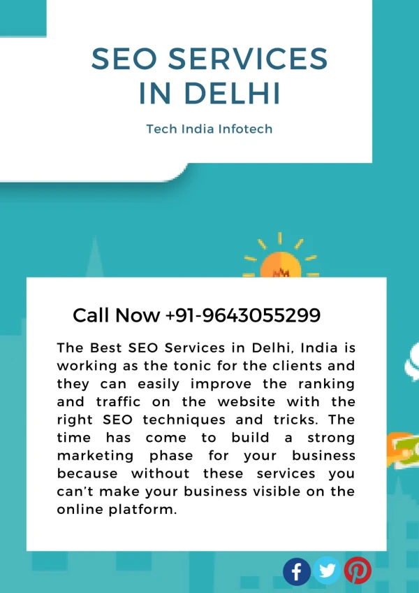 Tech India Infotech - The Best SEO Services in Delhi, India