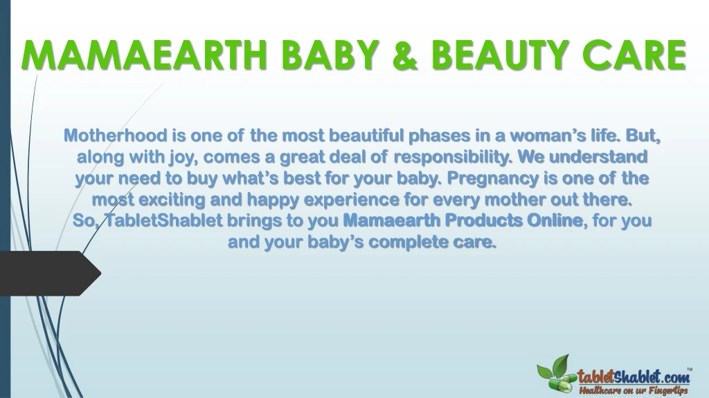 mamaearth baby beauty care