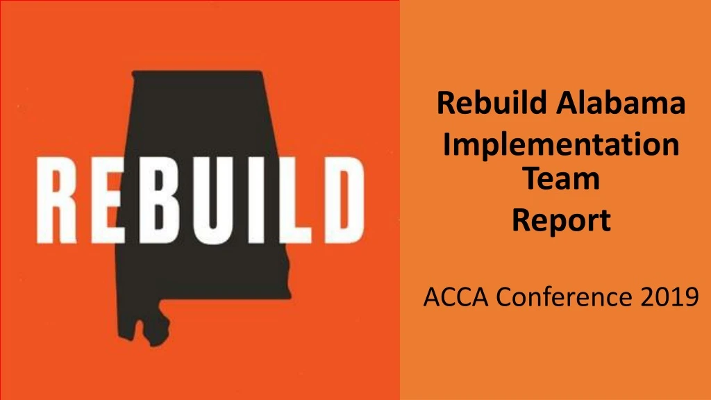 rebuild alabama implementation team report acca conference 2019