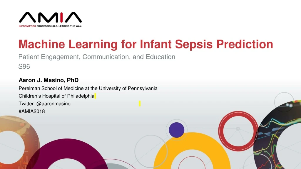 machine learning for infant sepsis prediction