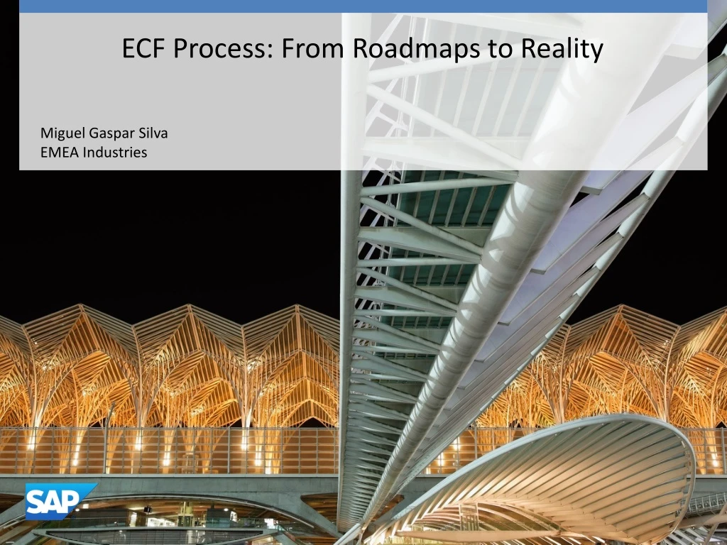 ecf process from roadmaps to reality
