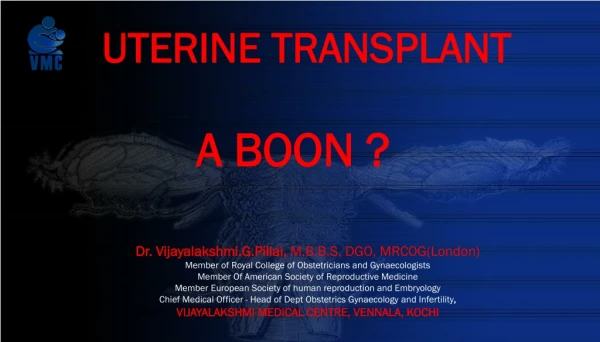 UTERINE TRANSPLANT