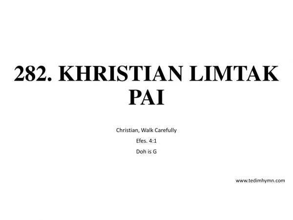 282. KHRISTIAN LIMTAK PAI