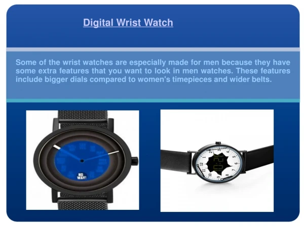 Digital Wrist Watch