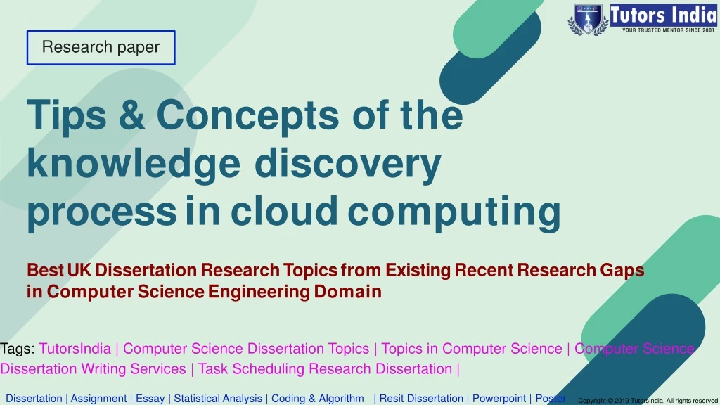 tips concepts of the knowledge discovery process in cloud computing