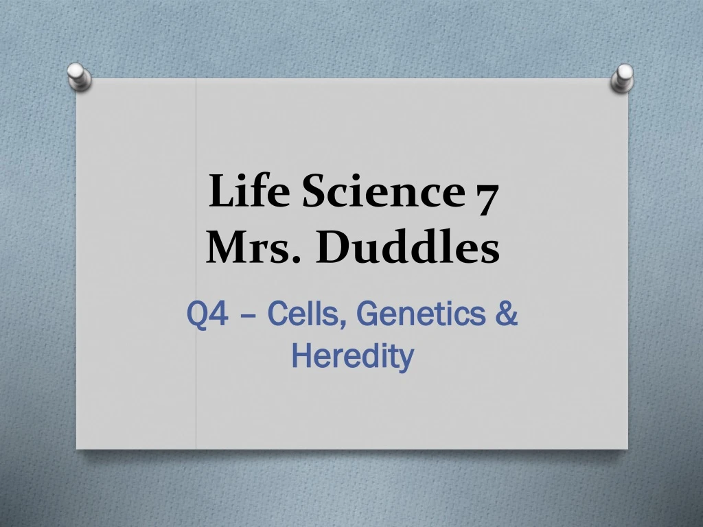 life science 7 mrs duddles