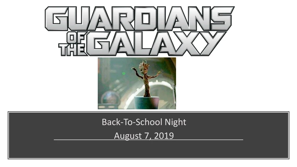 back to school night august 7 2019