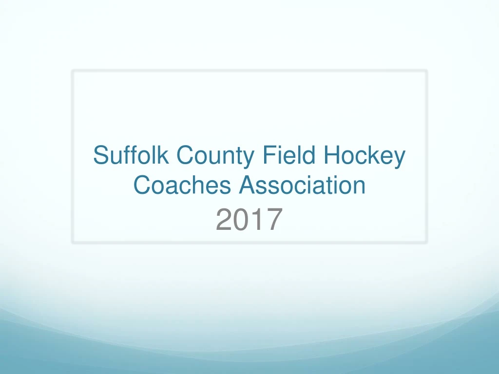 suffolk county field hockey coaches association