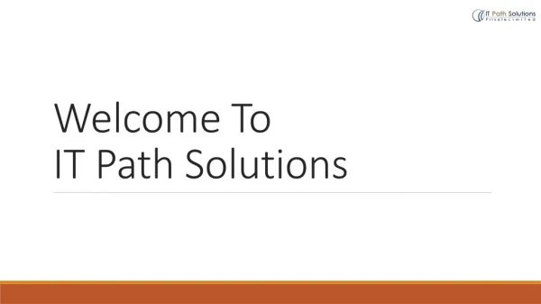 welcome to it path solutions