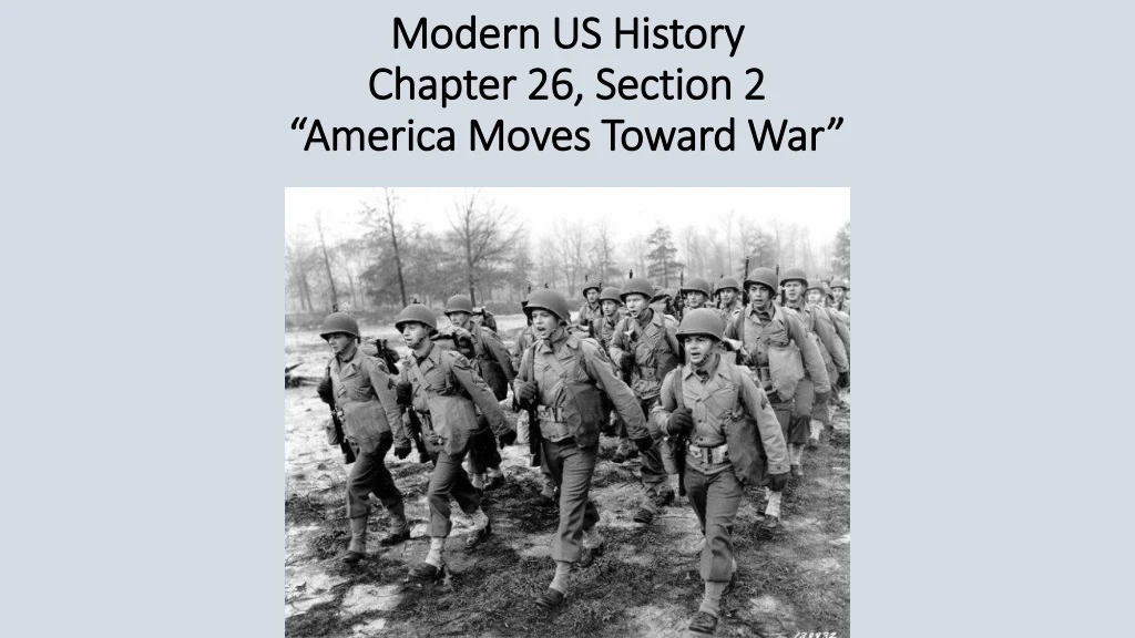 modern us history chapter 26 section 2 america moves toward war