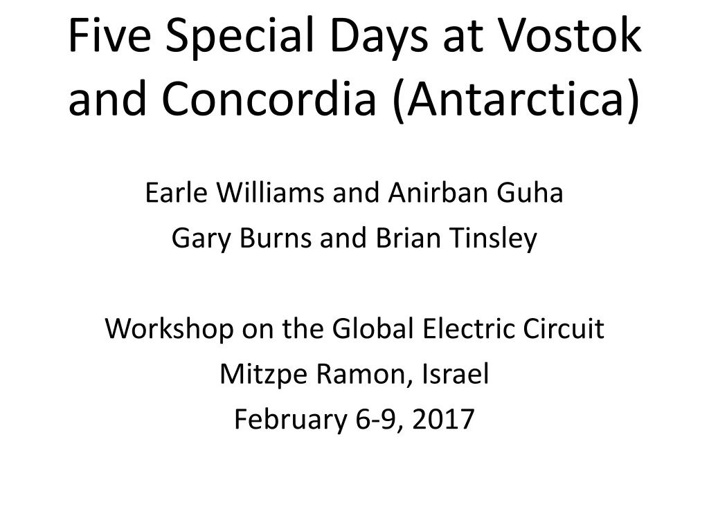 five special days at vostok and concordia antarctica