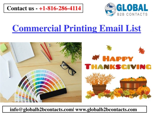 commercial printing email list