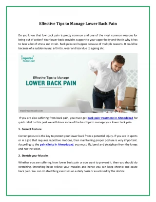 PPT - Tips To Prevent Back Pain PowerPoint Presentation, free download ...
