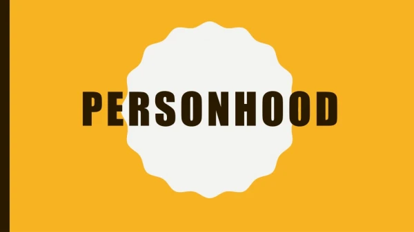 personhood