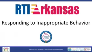 Responding to Inappropriate Behavior