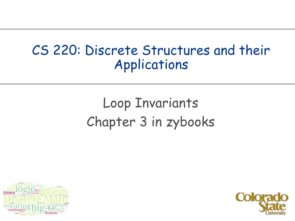 cs 220 discrete structures and their applications