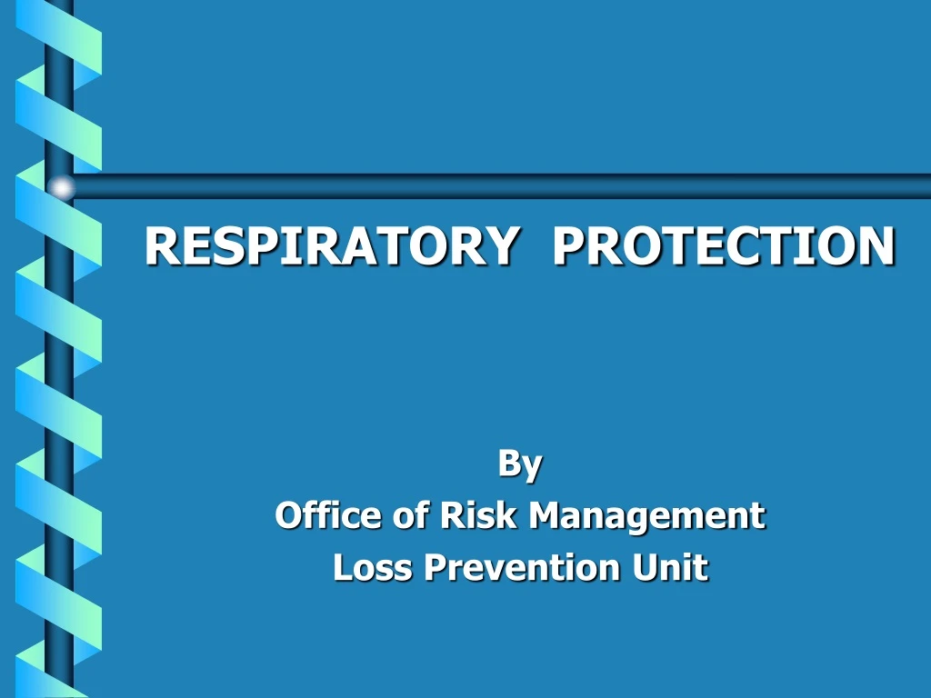 respiratory protection by office of risk
