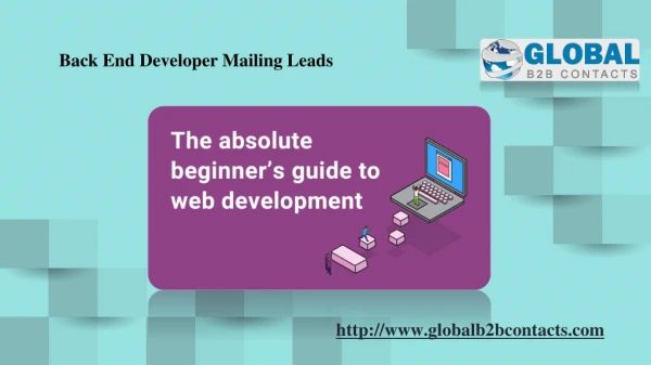 back end developer mailing leads