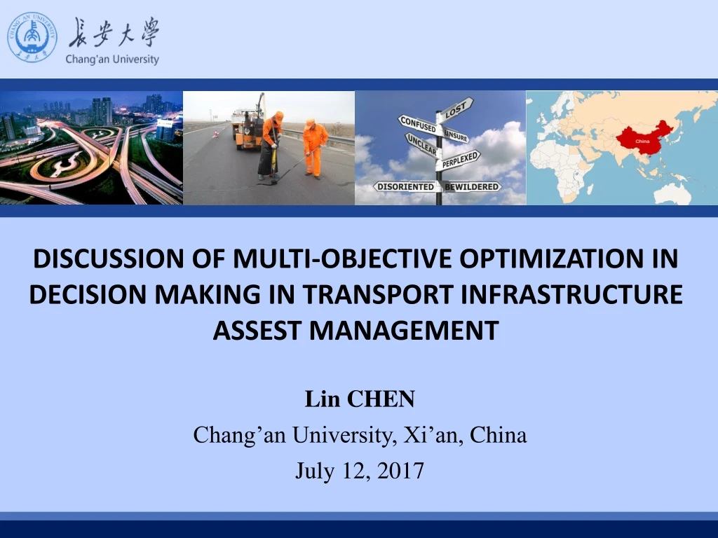 discussion of multi objective optimization