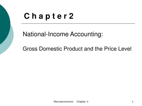 National-Income Accounting: Gross Domestic Product and the Price Level