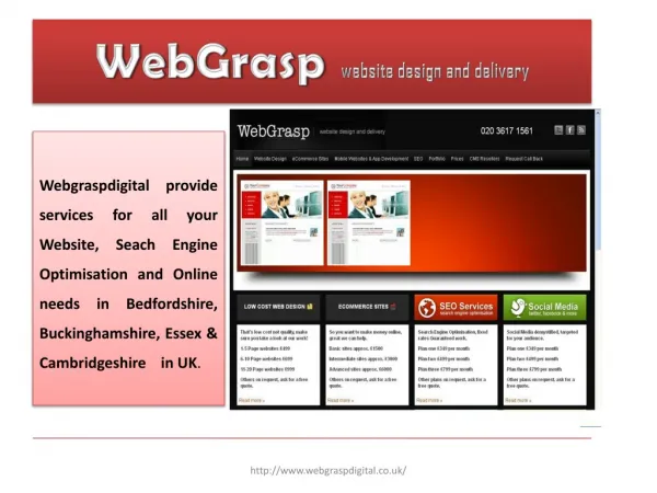 WebGrasp website design and delivery