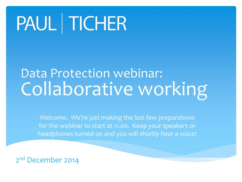 data protection webinar collaborative working