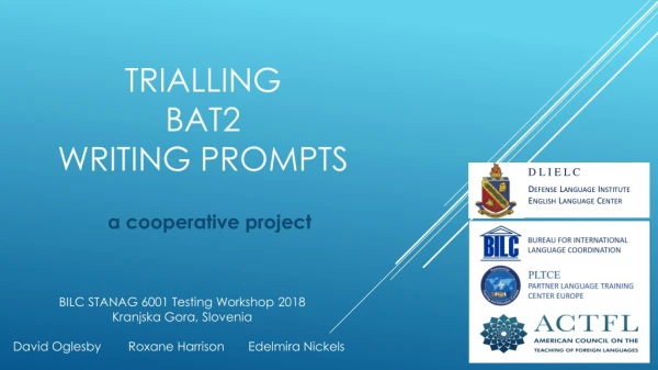TriaLling BAT2 Writing Prompts