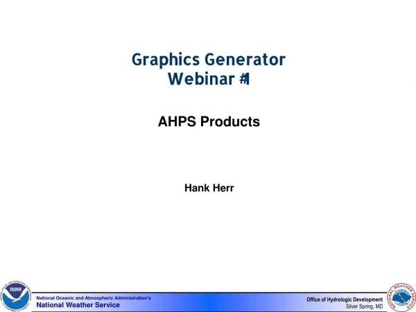 Graphics Generator Webinar #1