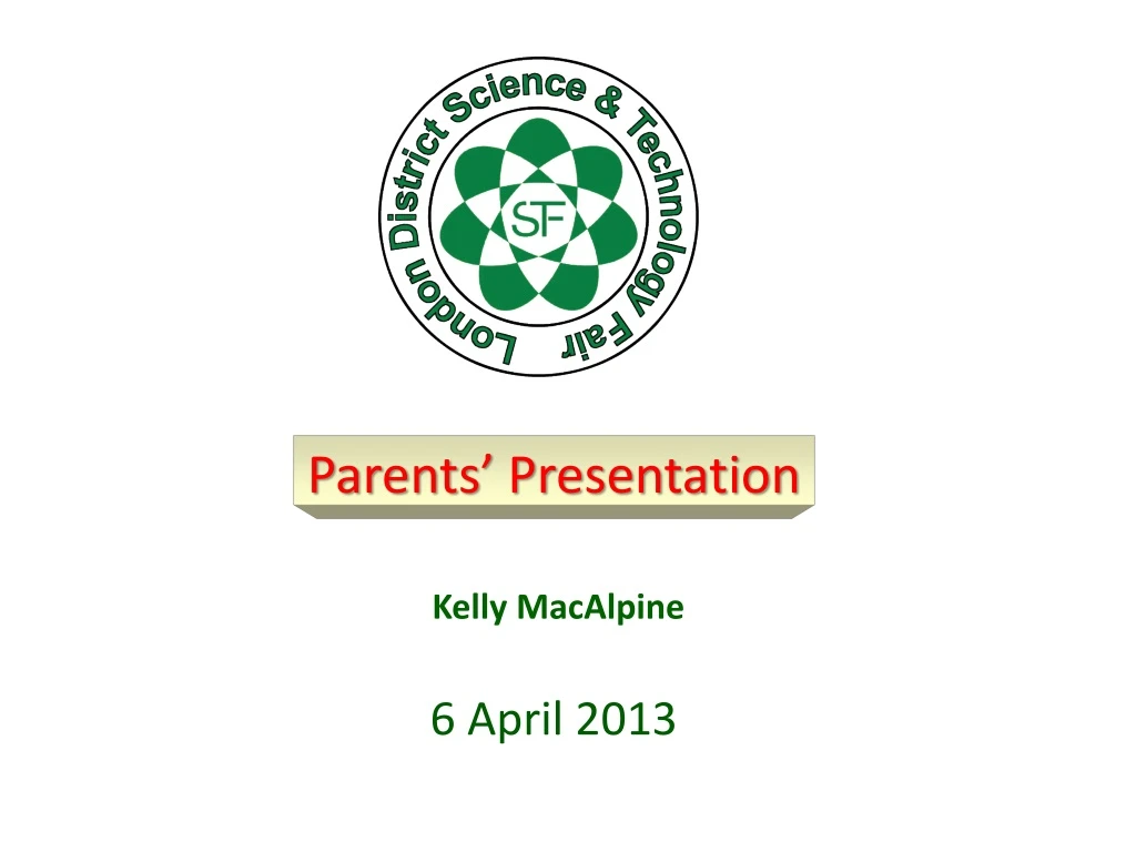 parents presentation