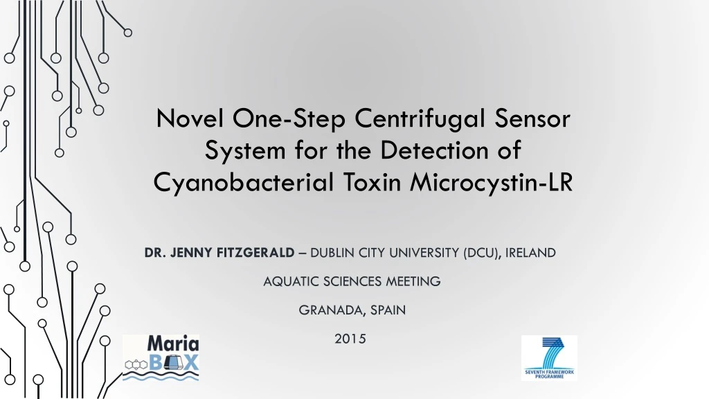 novel one step centrifugal sensor system for the detection of cyanobacterial toxin microcystin lr