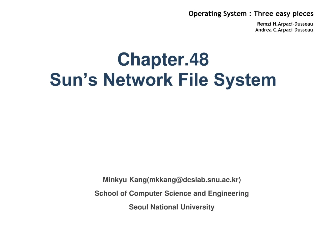 chapter 48 sun s network file system