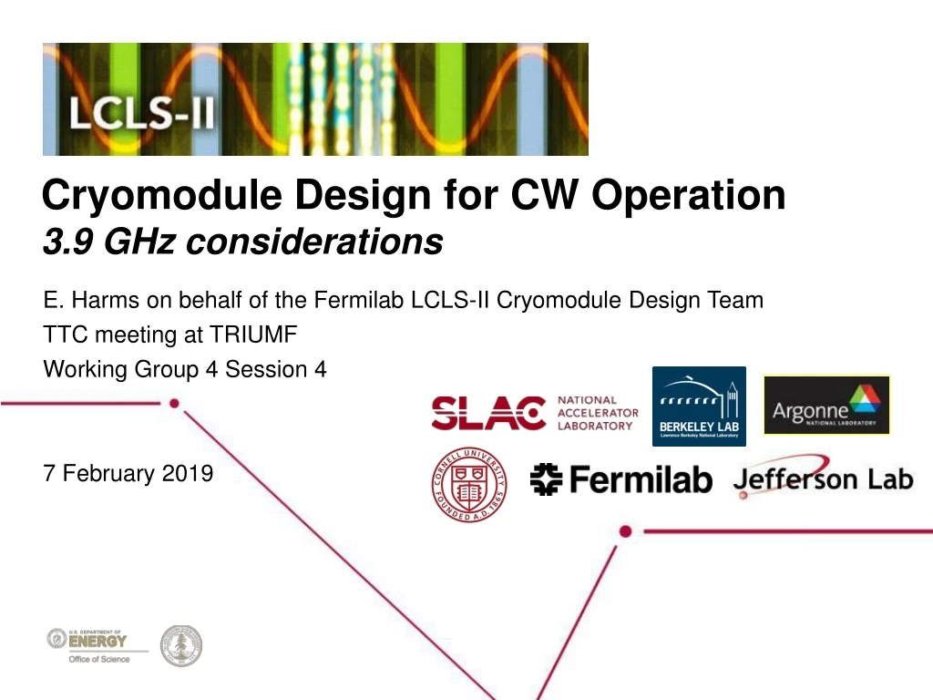 cryomodule design for cw operation 3 9 ghz considerations