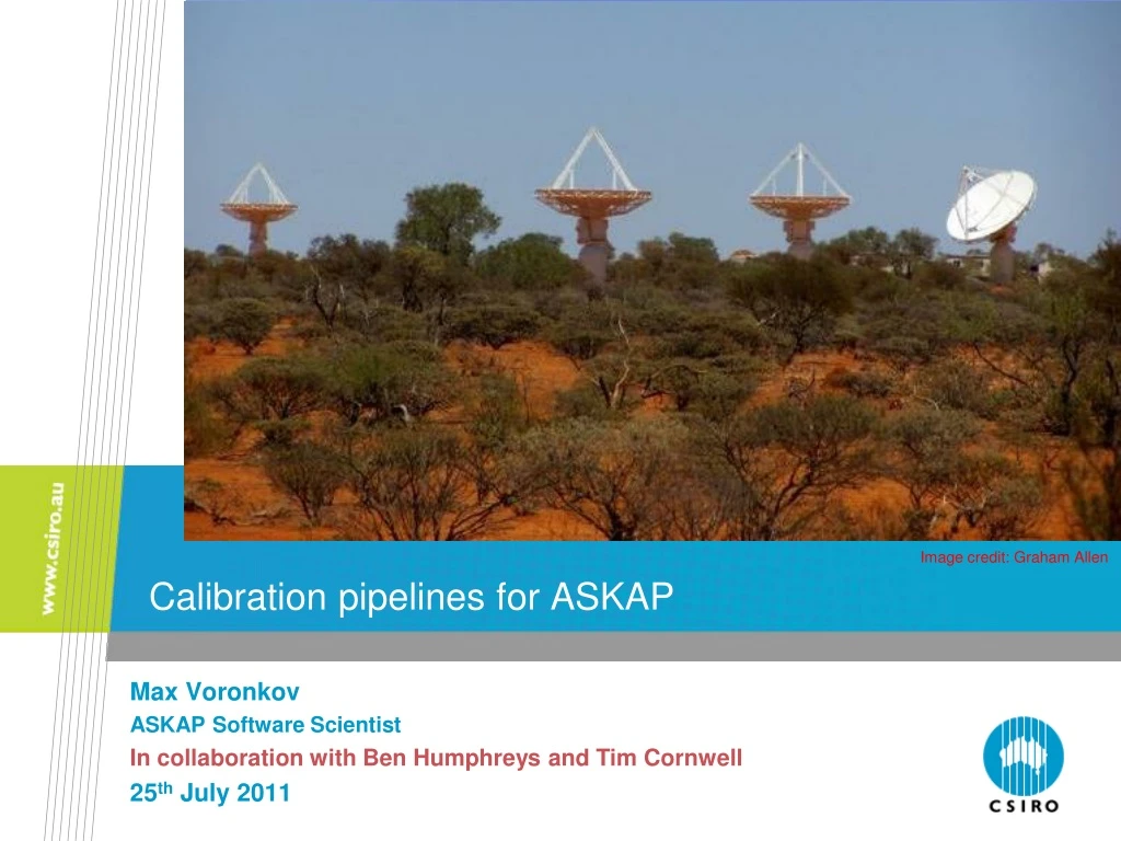 calibration pipelines for askap