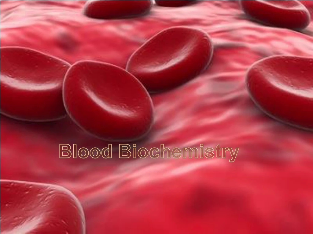 blood biochemistry