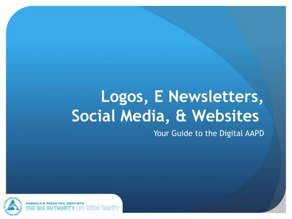  Logos, E Newsletters, Social Media, &amp; Websites