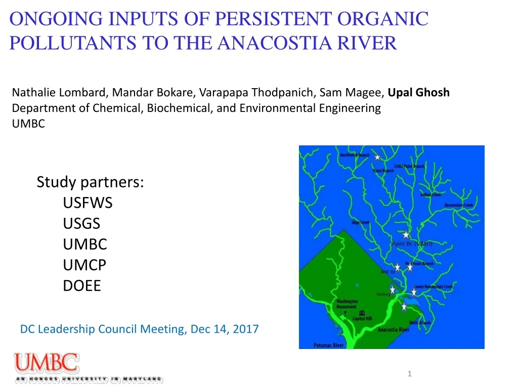 ongoing inputs of persistent organic pollutants