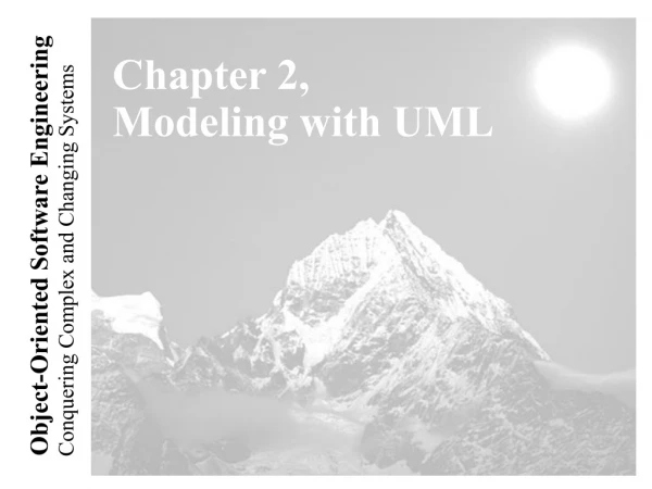 Chapter 2, Modeling with UML