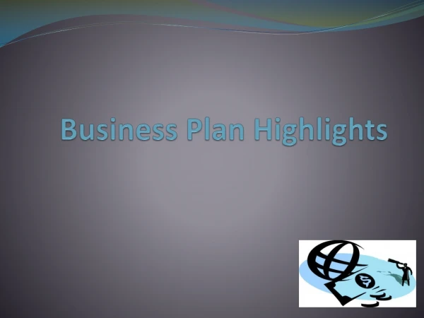 Business Plan Highlights