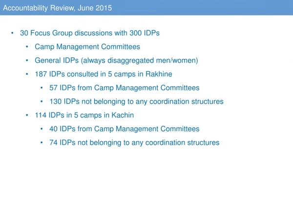 Accountability Review, June 2015