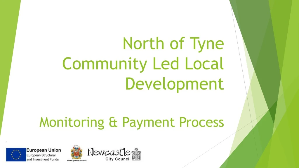 north of tyne community led local development monitoring payment process