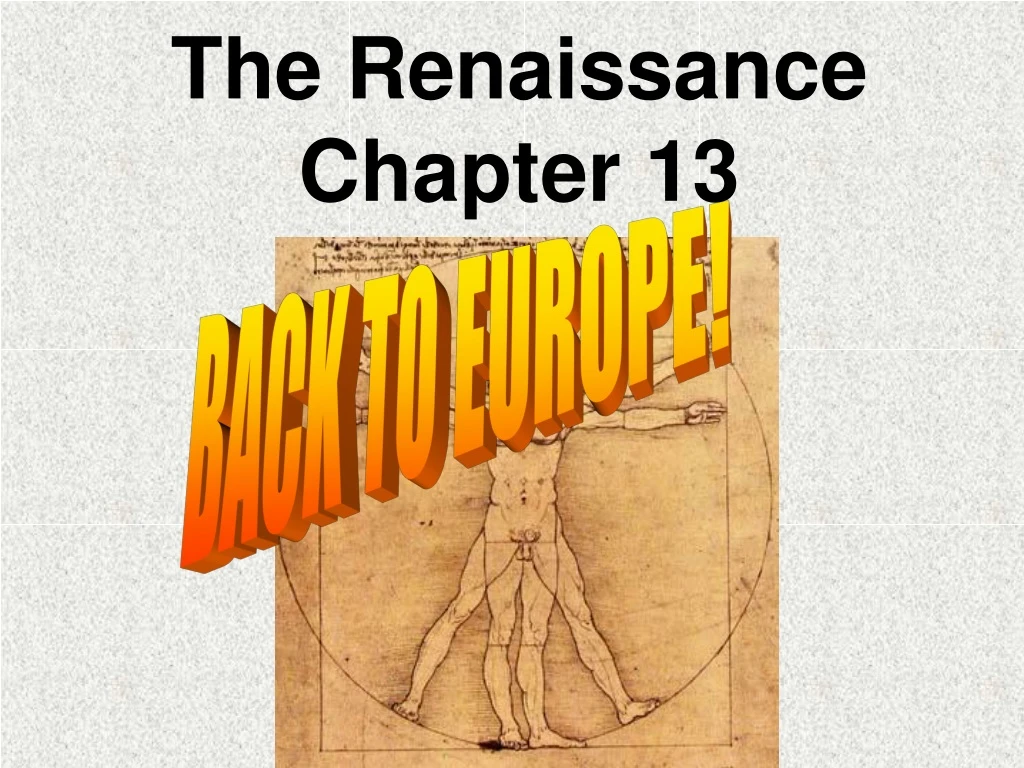 the renaissance chapter 13